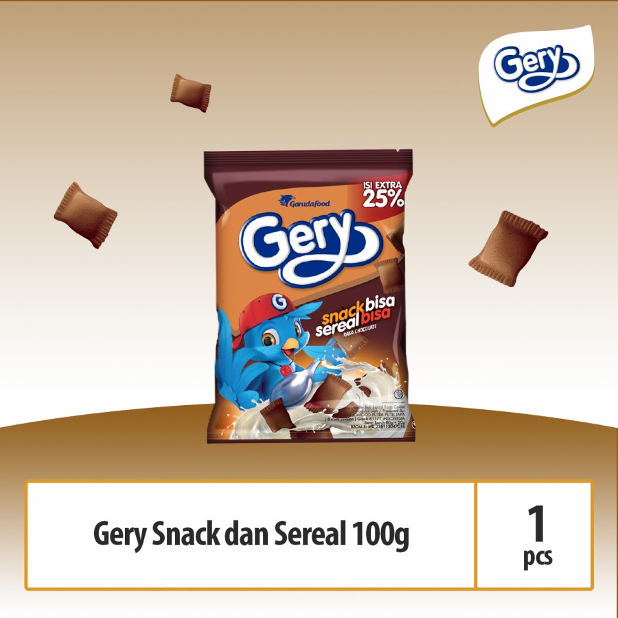 CEMILAN &amp; SEREAL COKLAT GERY 100GR CHOCOLATE SNACK CEREAL
