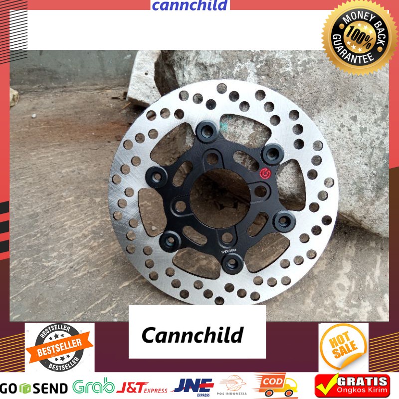 Disk brembo uk 220 grade a10 flonting hitam hitam [Termurah Produk Original]