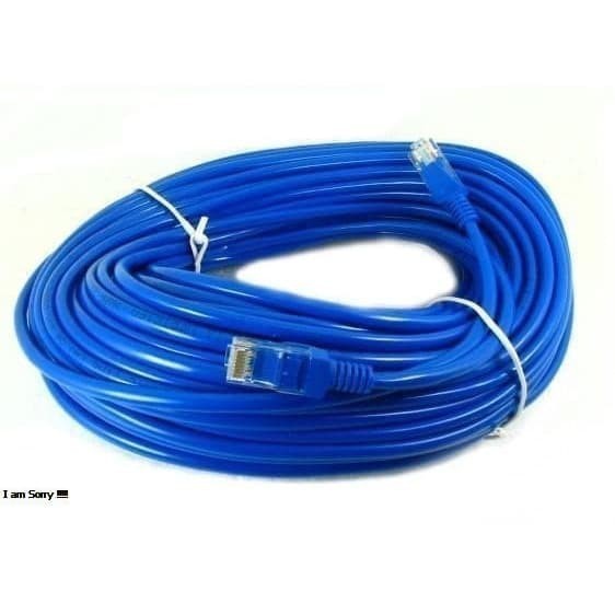 Kabel LAN UTP 15M RJ45 Cat 5e 15 Meter terpasang Cable konektor cat5e