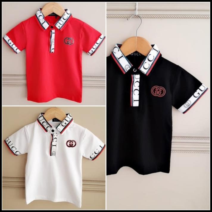Milanberry Gc Collar Baju Anak Laki Kaos Polo Branded Merk Import Cowo