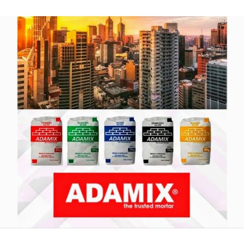 adamix/semen mortar/perekat bataringan/semen murah