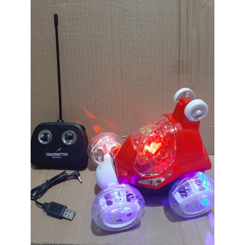 Mobil remot STUNT CAR baterai Cas Besar