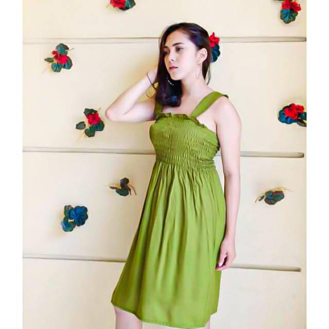 Daster Bali Dress Kerut Pendek