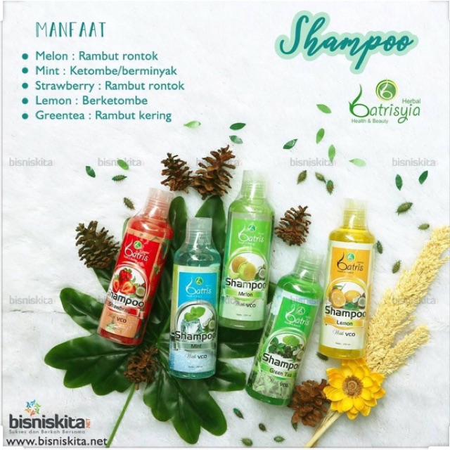 Shampoo Green Tea Batrisyia