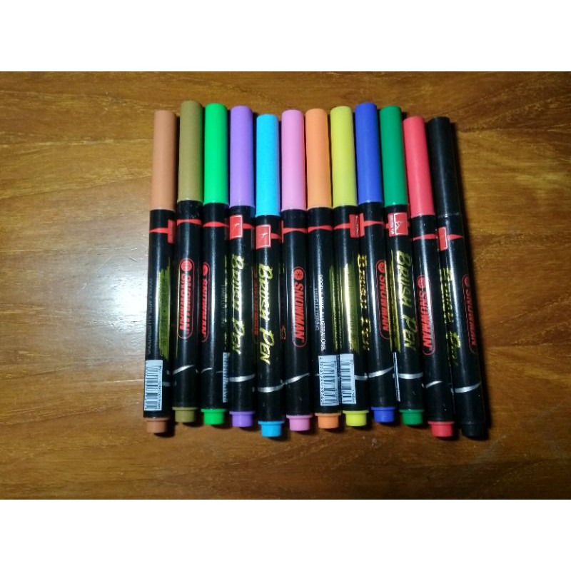 

PRELOVED Brush pen Snowman Light Green