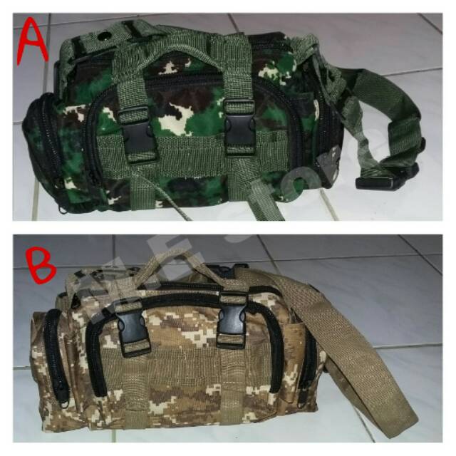 Tas selempang army/tas selempang loreng