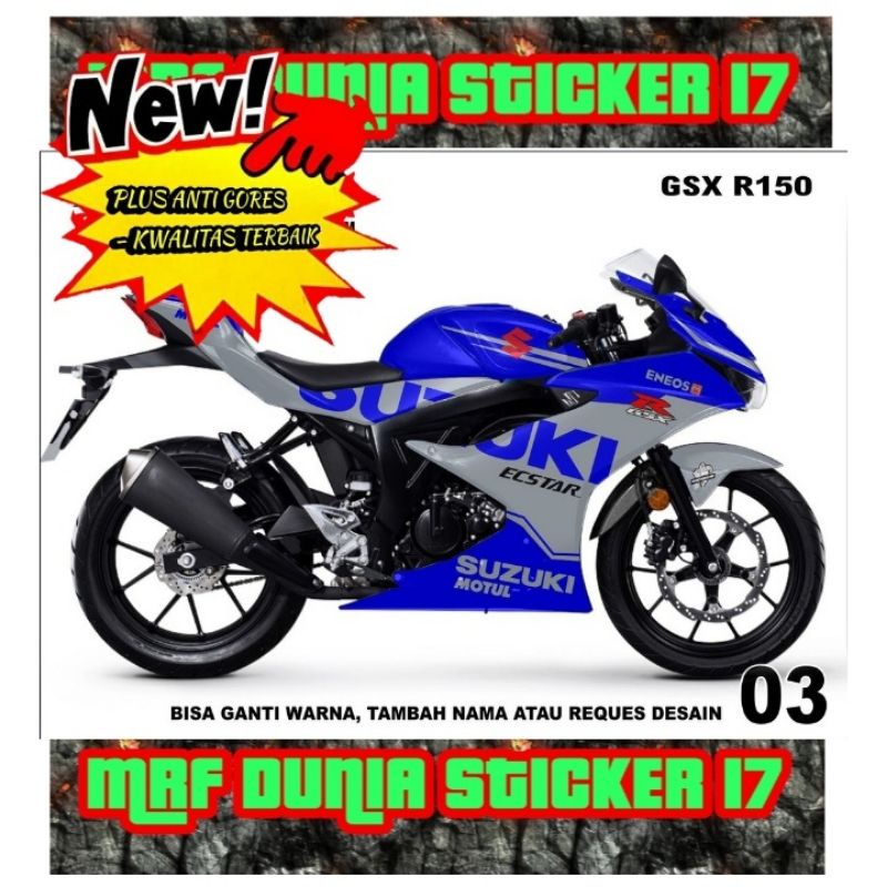 Sticker Striping Motor Gsx 150R Full Body dekal motor Gsx 150R Full Body Stiker Decal motor Gsx 150R