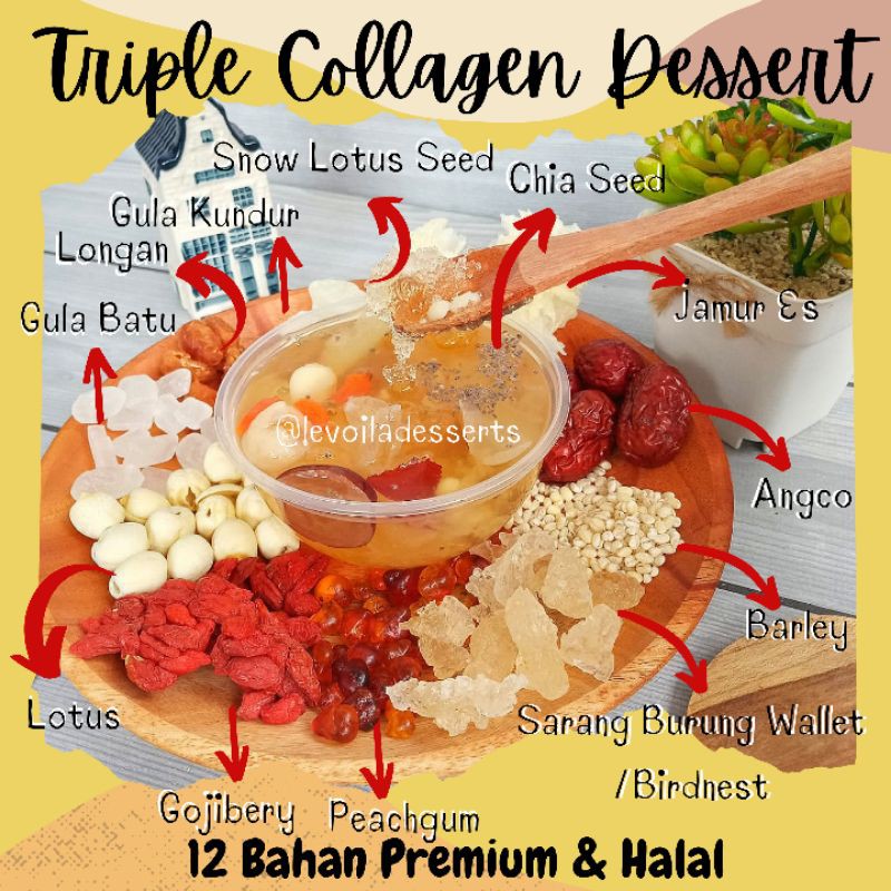 

Triple Collagen Dessert Ready To Cook! Dessert Sehat