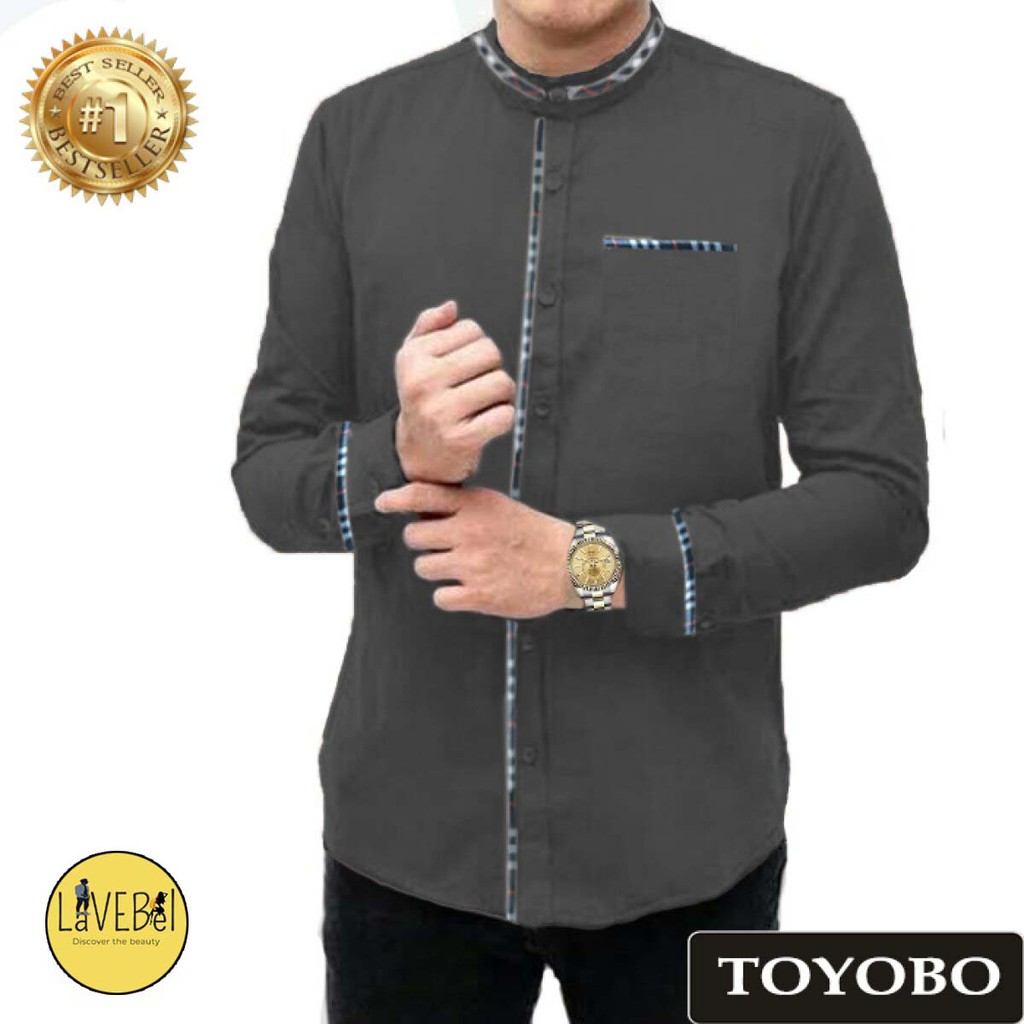 LVB Baju Koko TOYOBO/Kemeja Koko Lengan Panjang/Baju Muslimin/Kurta Pakistan/Qurta/Muslim Pria/14747