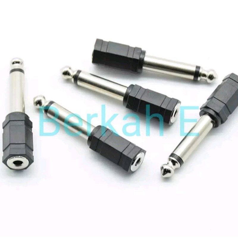 Konektor Jack Audio 3,5mm Female To 6,5mm Male Mono