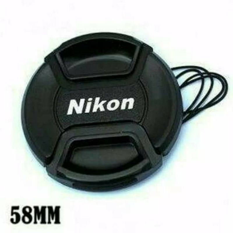 Lenscap Nikon 58mm Tutup Lensa Lens Cap 58 mm Nikon AF-P DX NIKKOR 70-300mm f/4.5-6.3G ED VR Lens Ds
