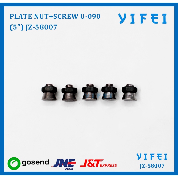 PLATE NUT+SCREW U-090(5&quot;) MESIN POTONG KM EU YIFEI JZ-58006JZ-58007