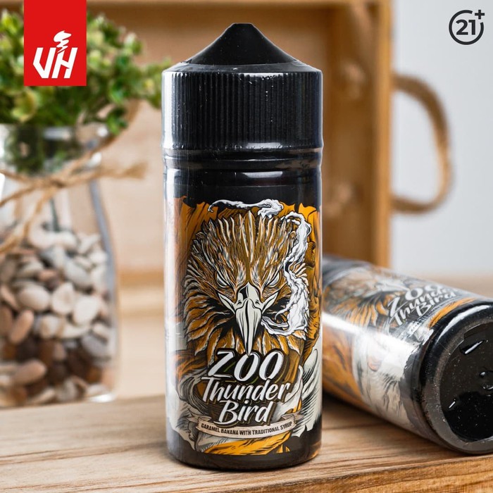 liquid Zoo Thunder Bird Caramel Banana 100ML by Vapezoo Brewery berpita cukai