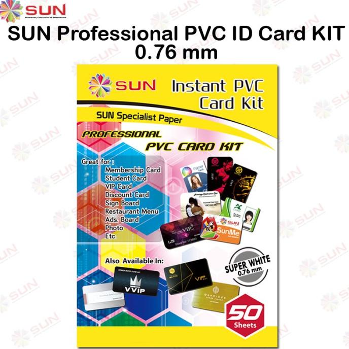 

BISA COD SUN Kertas PVC ID Card 0.76 White PROMO SPECIAL Kode 787