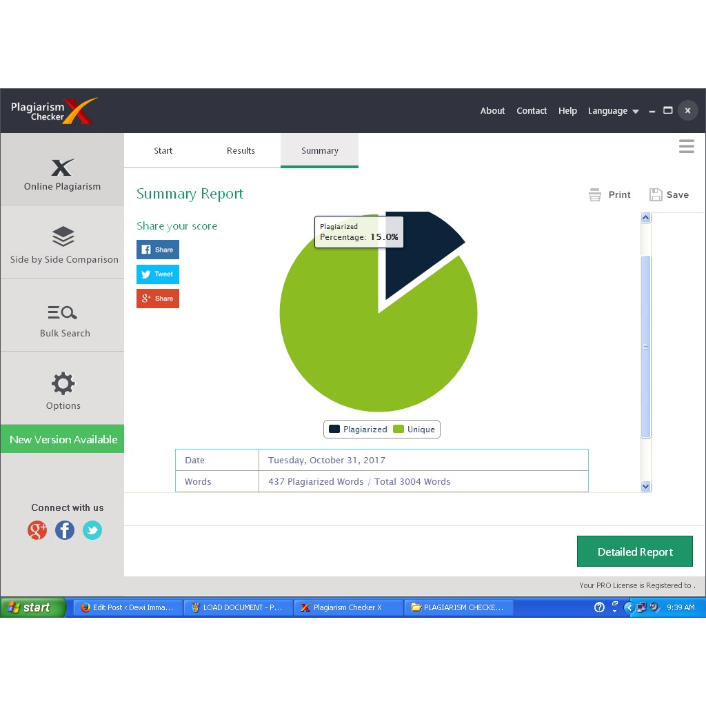 [FULL VERSION] Plagiarism Checker X 6 Software - GARANSI AKTIVASI