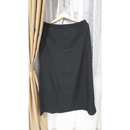 Preloved - Rok Panjang Kerja Hitam XL - Model A