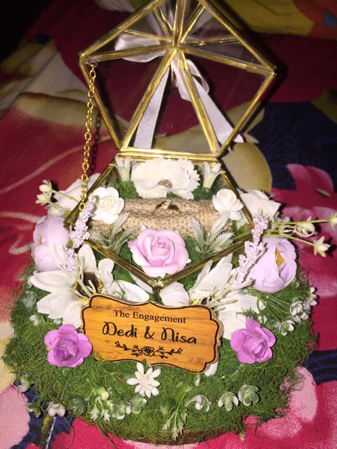 Tempat Cincin /terarrium Ringbox /ringbearer/ Tempat Maskawin/tempat Cincin Rustic /terarrium Rustic