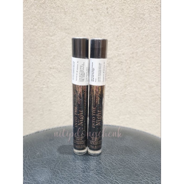 INTO THE NIGHT EAU DE PARFUME BATH & BODY WORKS BBW PARFUM SPRAY 7 ML