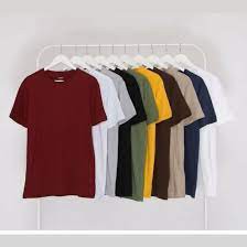 KAOS POLOS LENGAN PENDEK COTTON COMBED 30S