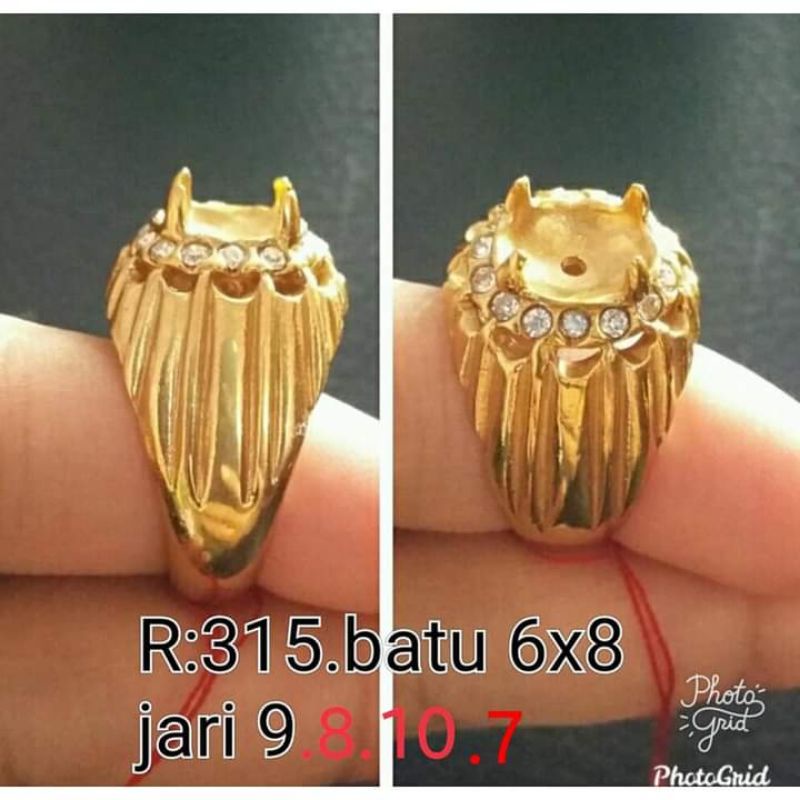 Ikat ring emban perunggu model eropa