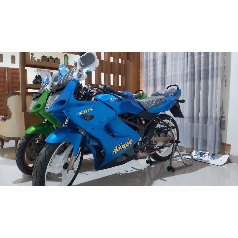 striping ninja rr cbu biru stiker ninja rr cbu biru fullset