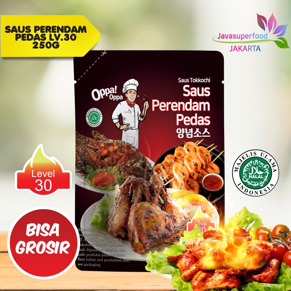 Saus Perendam Pedas Tokkochi Saus Buldak Pedas 250g Level 30 Oppa-Oppa