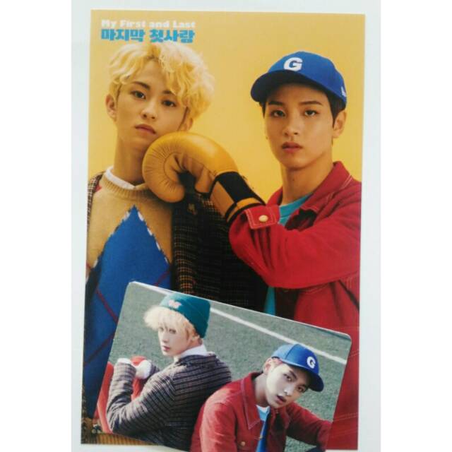 NCT Mark Haechan Markhyuck 4*6 Photo & Sticker MFAL My First And Last NCT DREAM