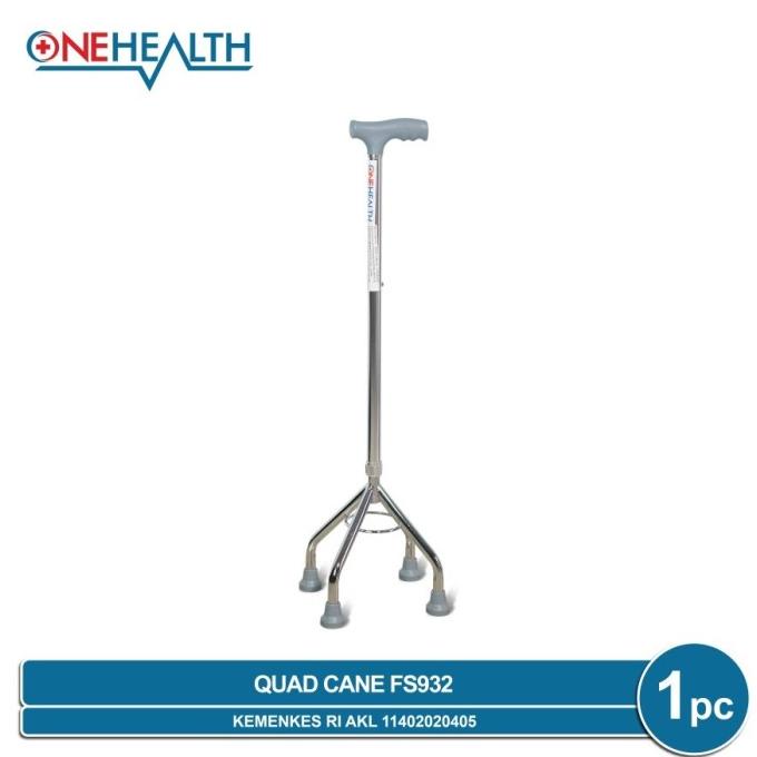 TONGKAT KAKI 4 MANULA / LANSIA ALAT BANTU JALAN FS932 GEA MEDICAL