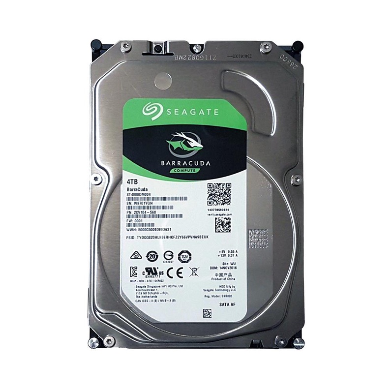Seagate 4TB Barracuda - Harddisk Internal