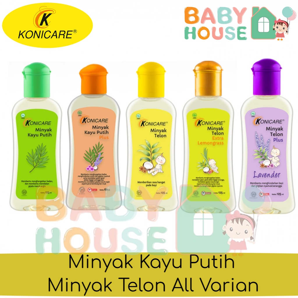 Konicare Minyak Telon Minyak Telon Plus Minyak Kayu Putih Minyak Kayu Putih Plus All Varian