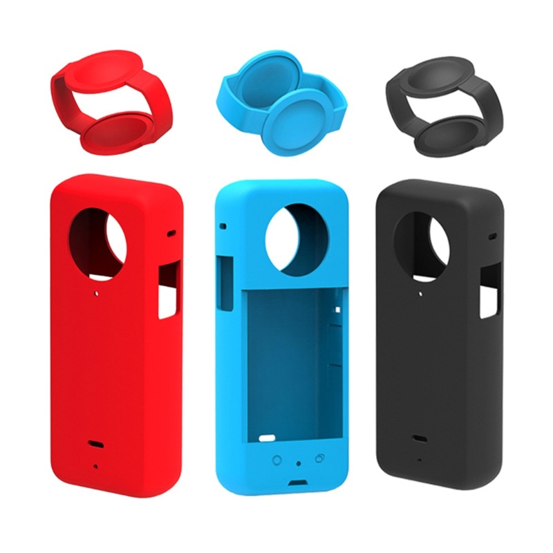 Case Pelindung Lensa Bahan Silikon Untuk ONE X3 Panoramic Action Camera