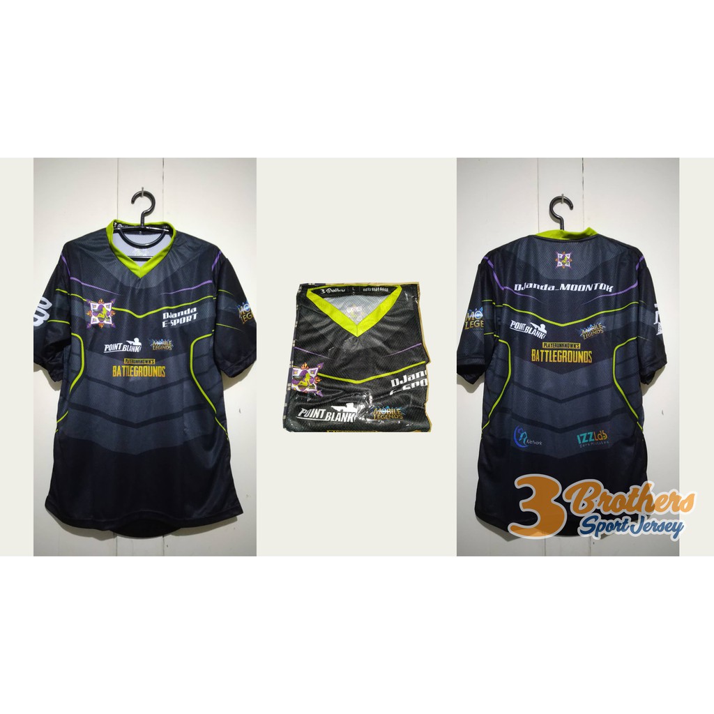 Jersey Kaos Baju Gamer ESPORT | PointBlank DJanda | Habiskan Stok