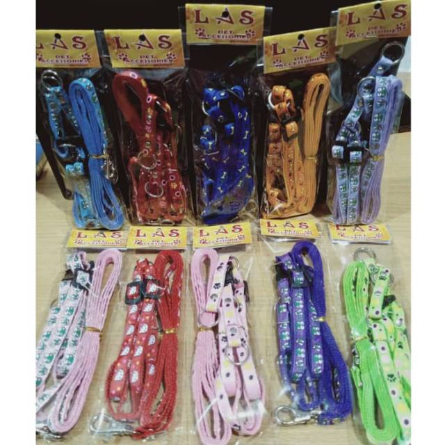 HARNES+ LEASH  (TALI TUNTUN) KUCING ANAKAN &DEWASA,ANJING KECIL