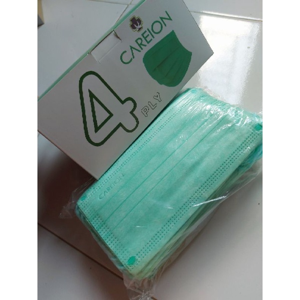 Masker medis 4ply CAREION isi 50