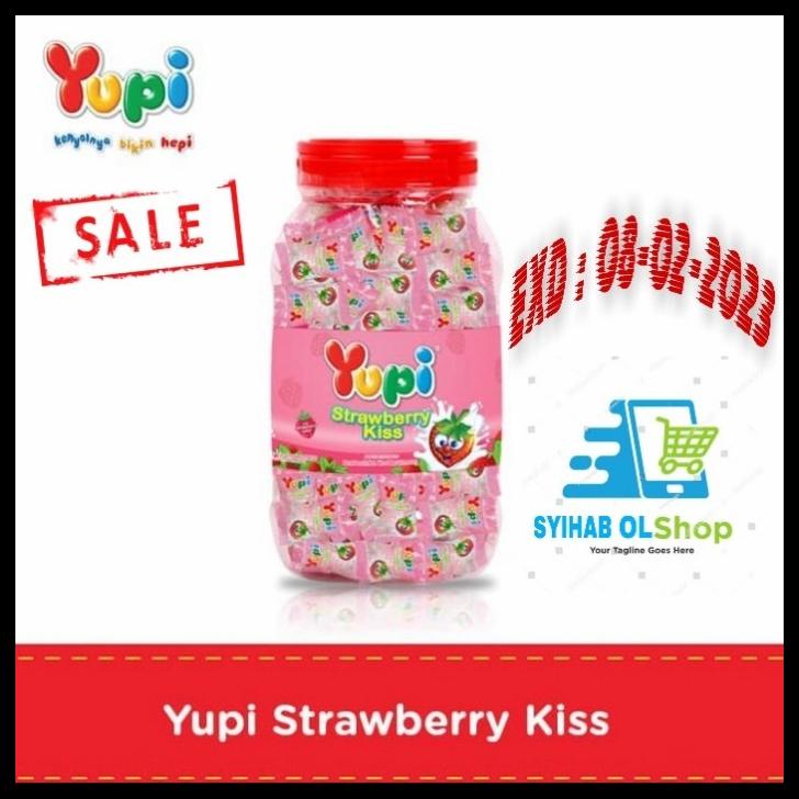 

Yupi Strawberry Kiss Toples 300Gr