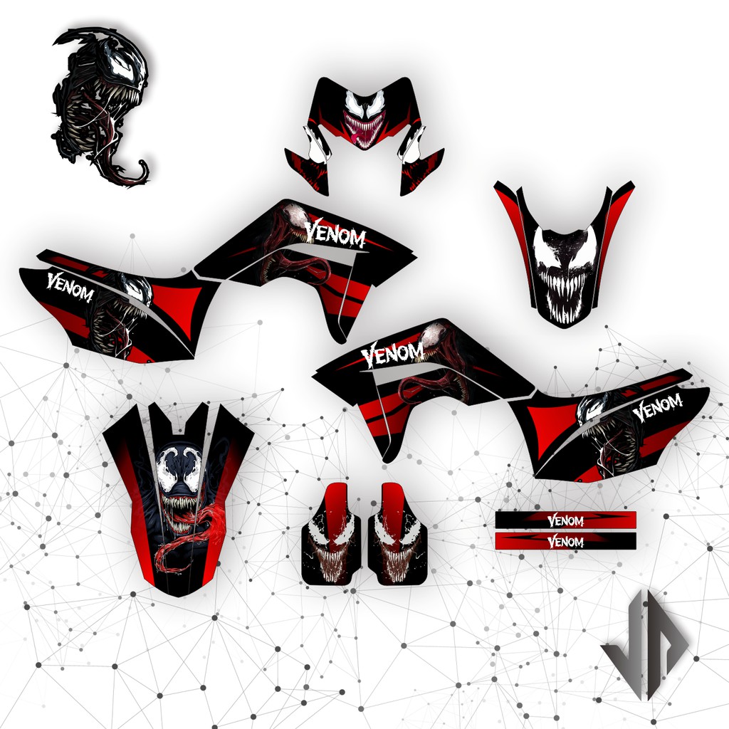 Decal Sticker / Stiker CRF 150L 1 Venom