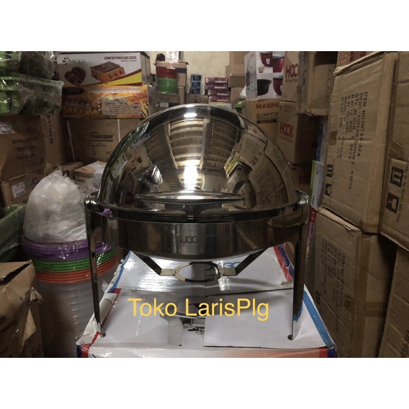 SUGGO Roll Top/ Pemanas Bulat/ Round Chafing Dish 6L - SG- RCD6
