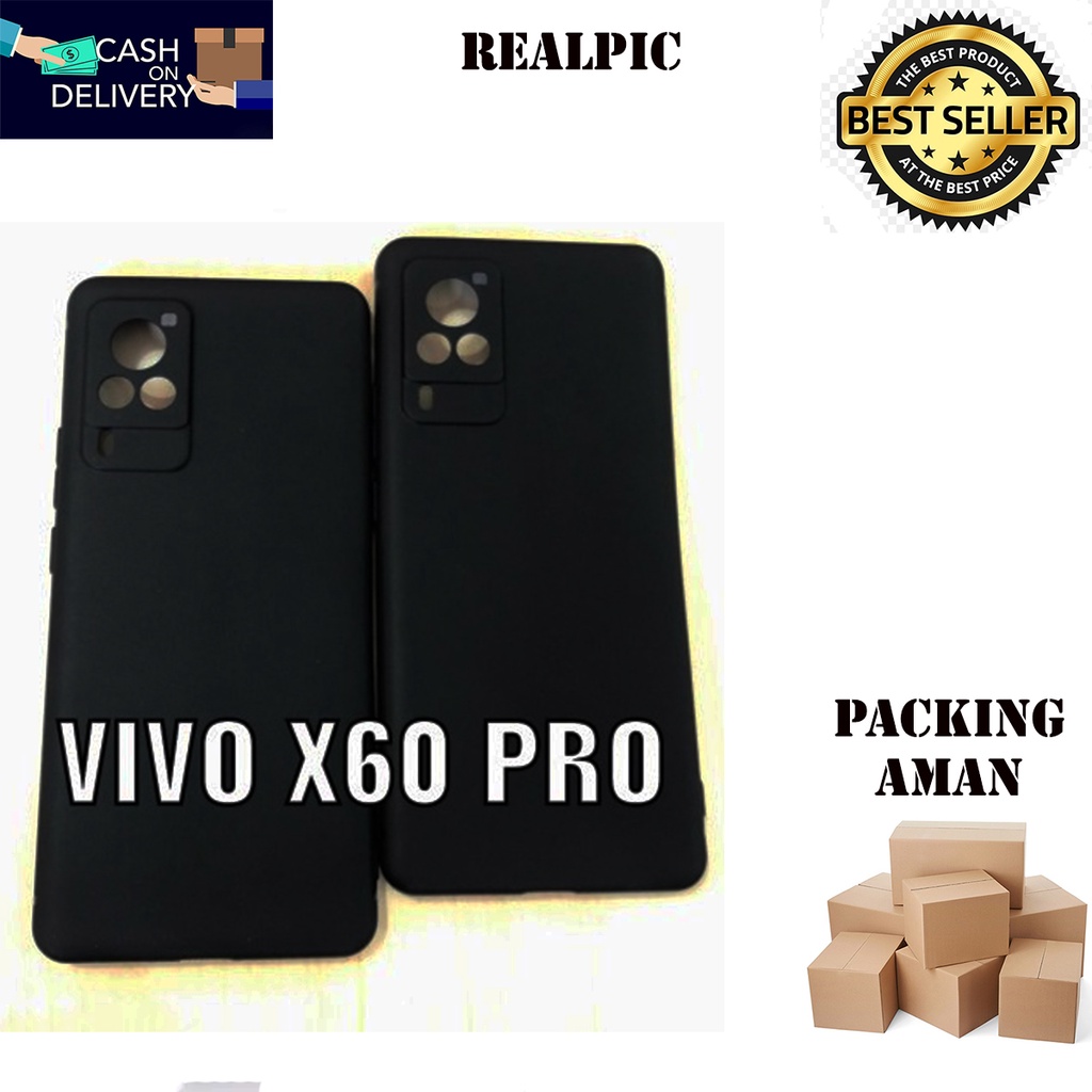 Casing Vivo X60 Pro SoftCase Black Matte