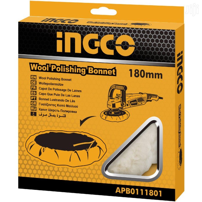 INGCO APB0111801 Bulu Poles Rabin Polish Domba Wool Ukuran 7 Inch