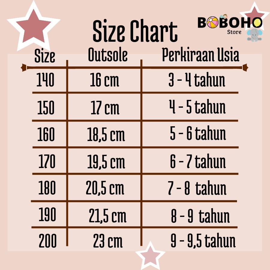 BOBOHO - SANDAL PREWALKER SLOP ANAK LAKI-LAKI DAN PEREMPUAN CEWEK IMPORT