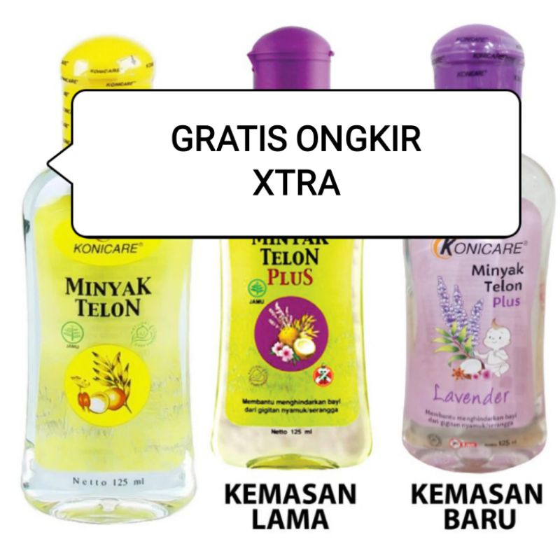 Minyak Telon Konicare Plus Ungu//Kuning 125ML