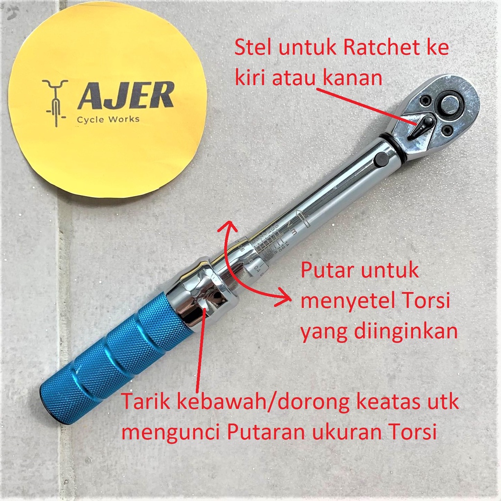 Kunci Torsi sepeda 2-14 &amp; 24 Nm Torque Wrench pas set 15 &amp; 25 pcs bicycle bike