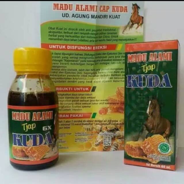 Madu Cap Kuda Asli 6x Super Tonik Kuat Alami
