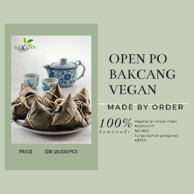 BAKCANG VEGETARIAN / BACANG VEGETARIAN / BAKCANG VEGAN / BACANG VEGAN