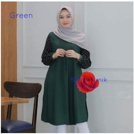 BAJU TUNIK WANITA TUNIK BAJU ATASAN WANITA TUNIK-ATASAN WANITA MUSLIM MODIS 2020 TERBARU MURAH