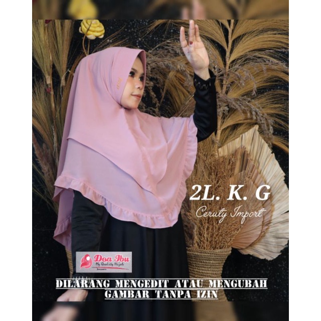 DOA IBU//DOI 2LKG//HIJAB KHIMAR GESPER