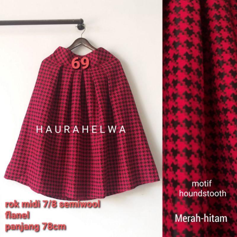 ROK FLANEL IMPORT MIDI 7/8 TARTAN HAURAHELWA-69