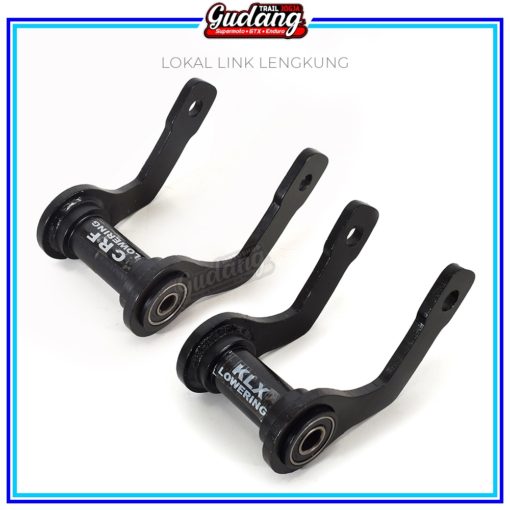 Unitrack Link Lengkung Link Standar Lowering KLX Dtracker CRF 150L WR 155 Hitam