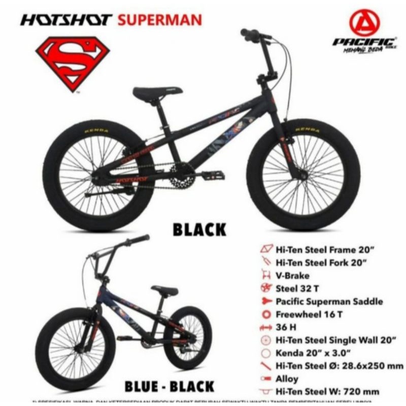 Sepeda Anak BMX 20 Pacific Hotshot Superman