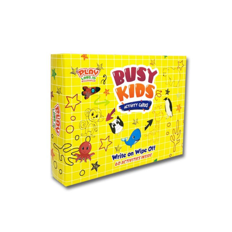 Buku Edukasi Anak Montesori Busy Kids Activity cards